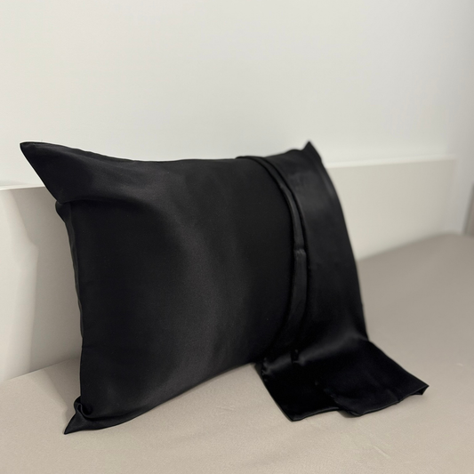 Mulberry Silk Pillowcase 40×60 – Black
